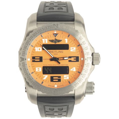 breitling emergency zifferblatt|breitling titanium emergency alarm.